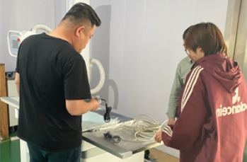 河北客户双立柱X光机出口巴基斯坦咨询记录